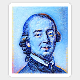 Johann Gottfried Herder Portrait | Johann Gottfried Herder Artwork | Johann Herder Painting 14 Sticker